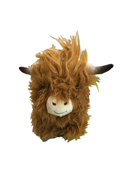 PLUSH HIGHLAND COW STANDING 25CM