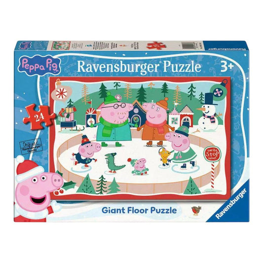 PUZZLE 24PC GIANT FLOOR PEPPA PIG XMAS