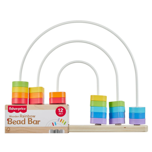 F/P WOODEN RAINBOW BEAD BAR