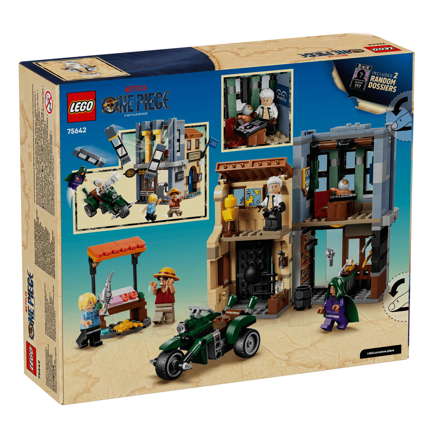 LEGO 75642 ONE PIECE SHOWDOWN CAP SMOKER