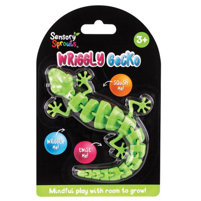 SENSORY WRIGGLY GECKO GREEN