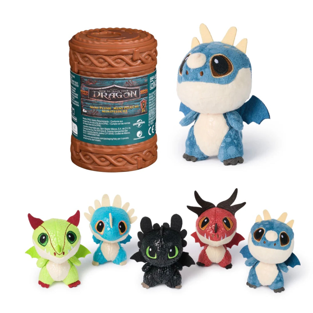 HTTY DRAGON MINI PLUSH AST