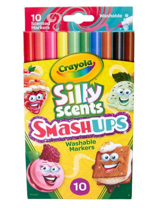 CRAYOLA MARKERS SS SLIM SMASH UPS 10CT