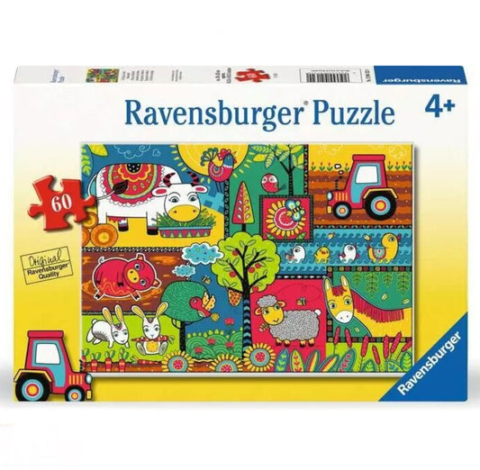 PUZZLE 60PC A DAY ON THE FARM