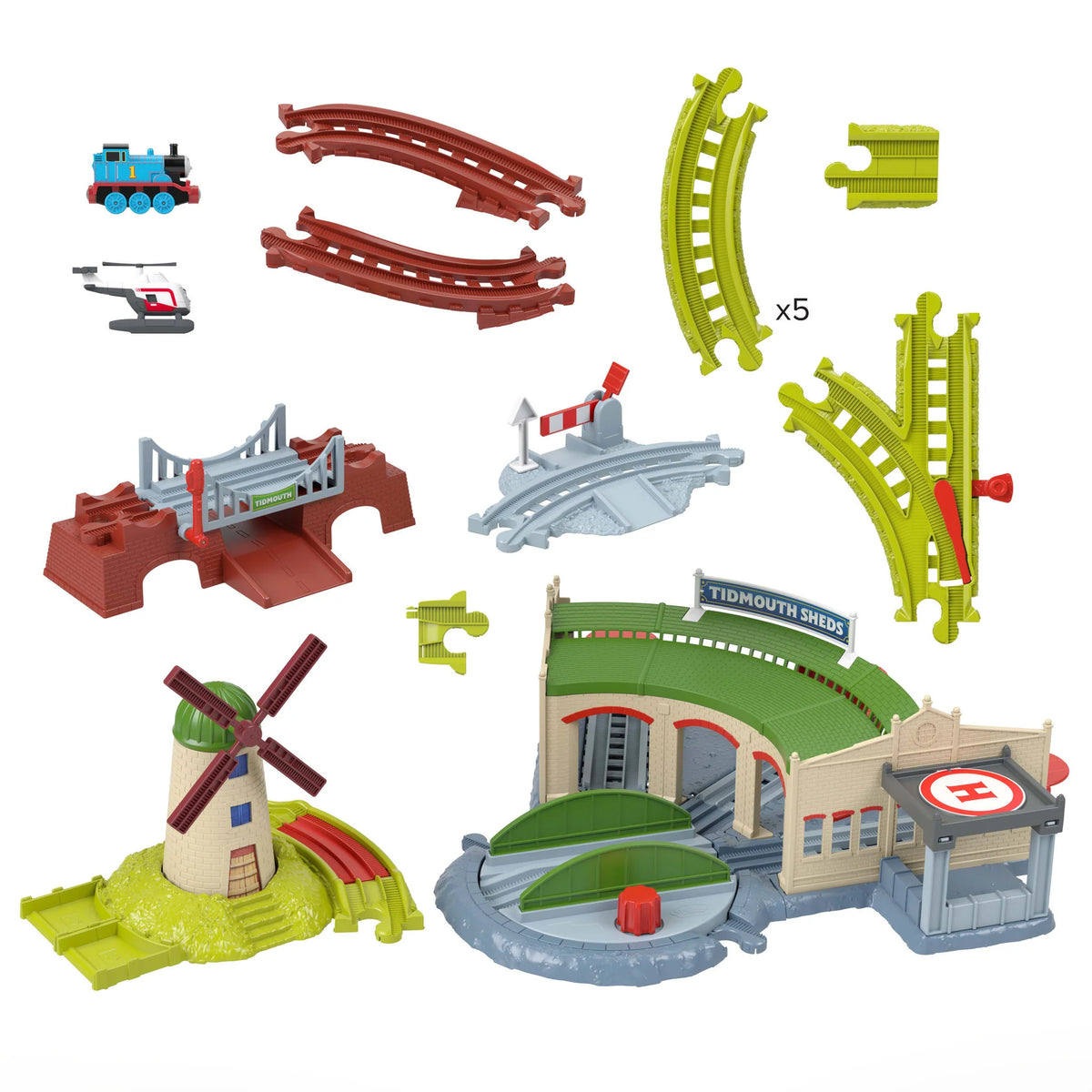Thomas and friends: exploring tidmouth sheds train set