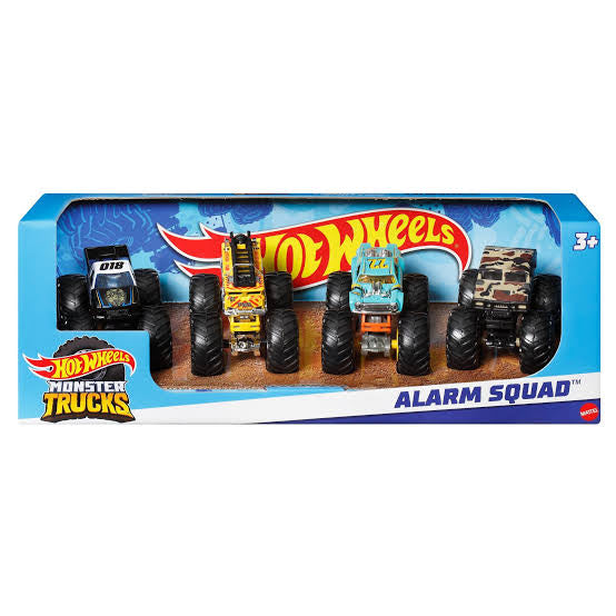 H/W MONSTER TRUCKS 1:64 4 PACK AST 2023