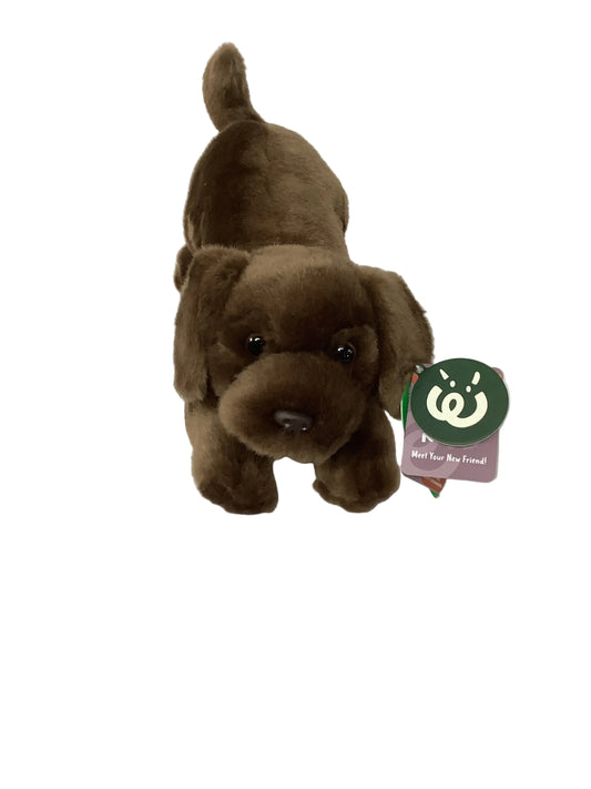 PLUSH LIVING NATURE CHOCOLATE LAB PUP
