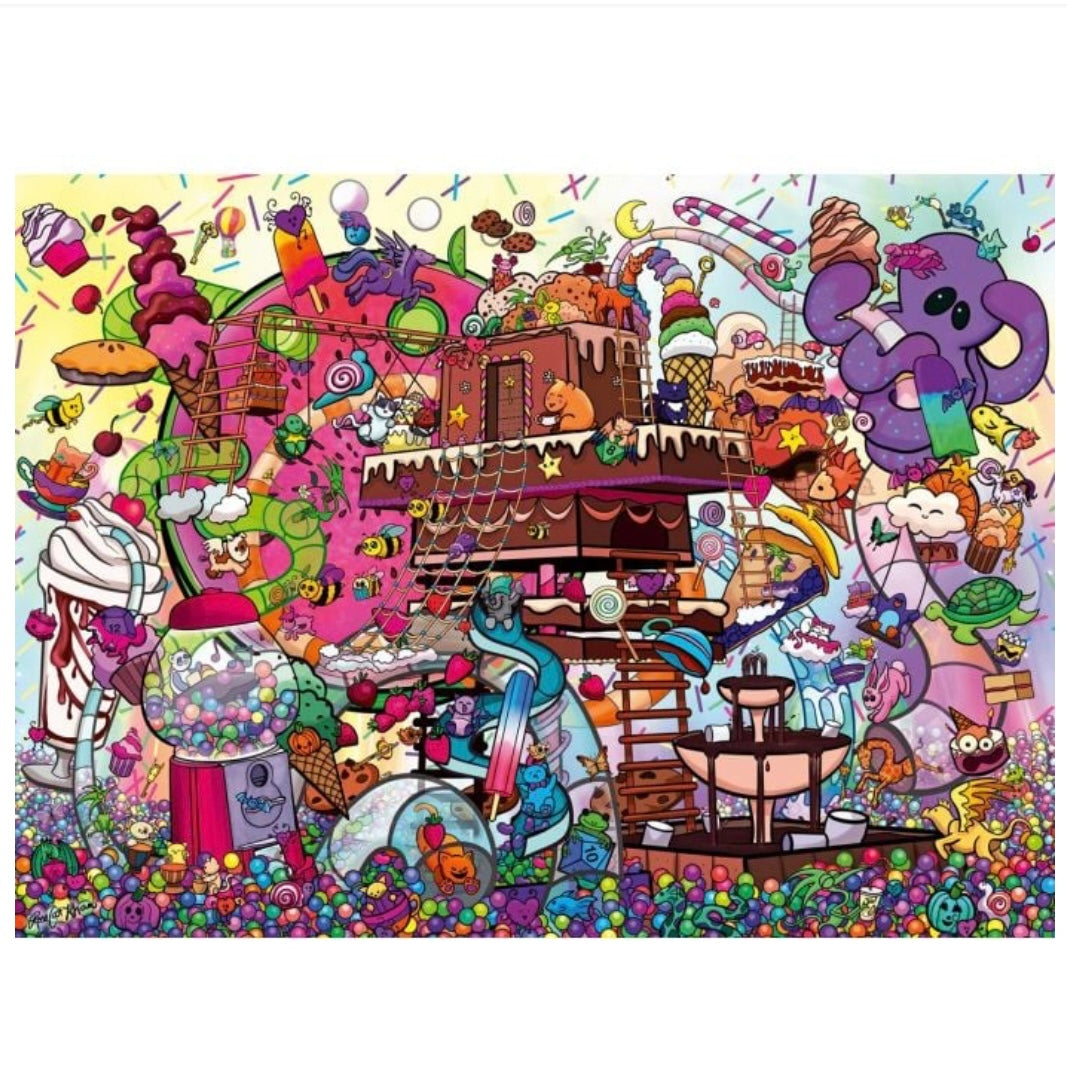 PUZZLE 500PC SWEET PLAYGROUND