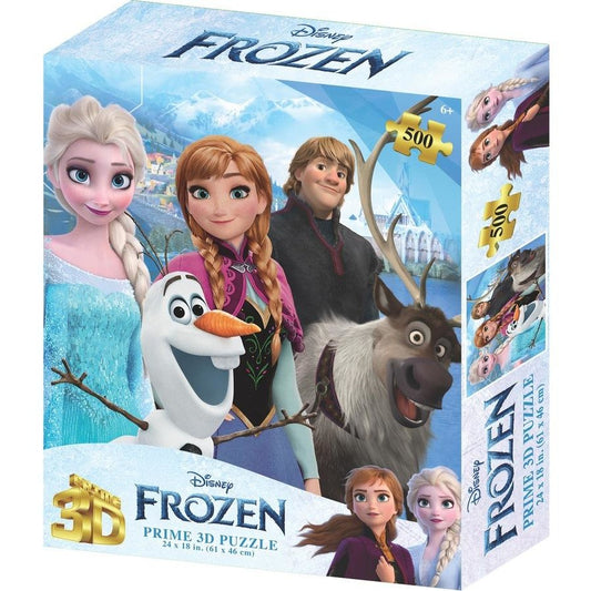 PUZZLE 500PC DISNEY FROZEN 3D