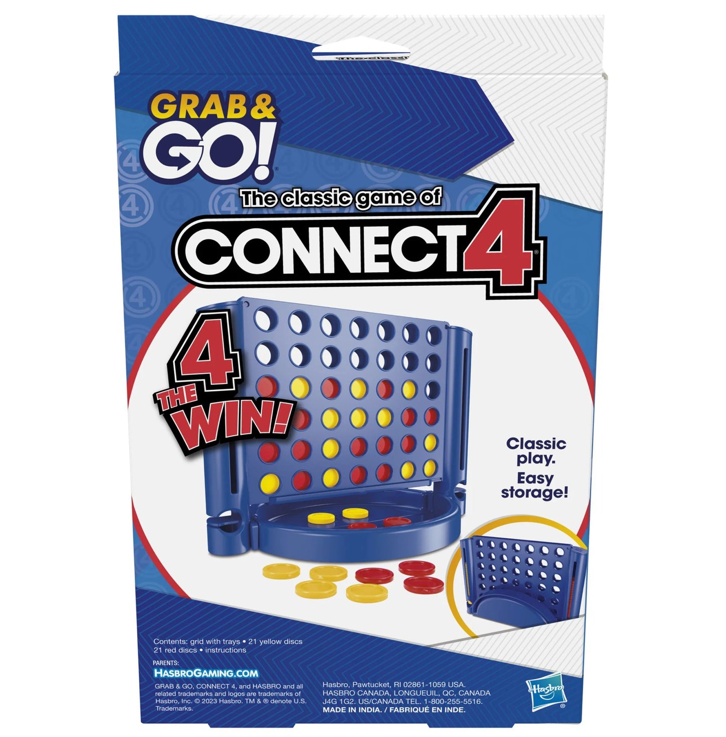 GAME GRAB & GO CONNECT 4