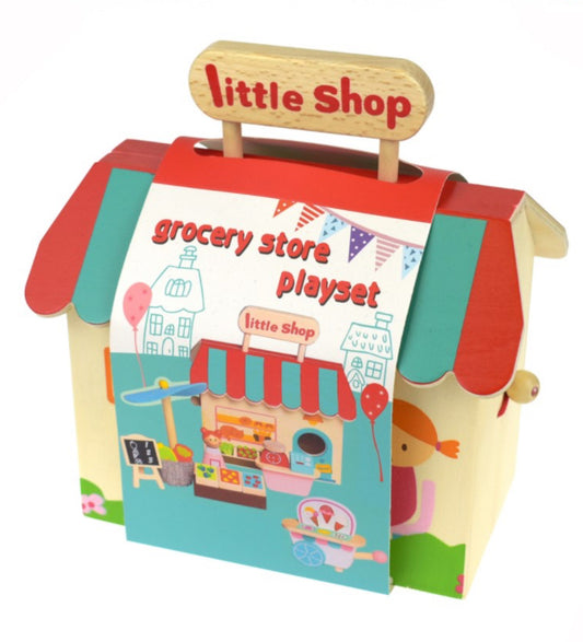 Wooden Grocery Store Playset