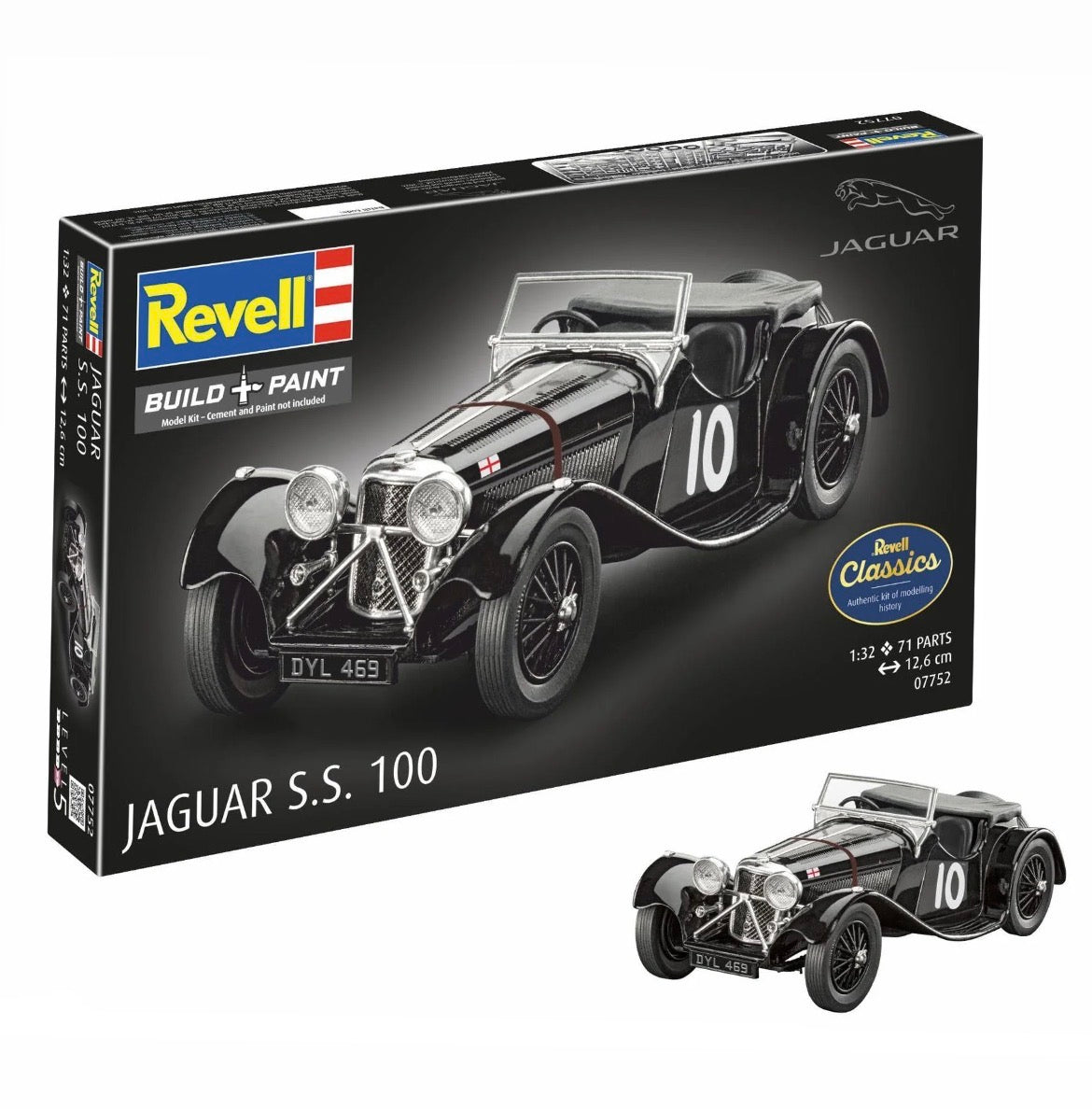 REVELL 1/32 JAGUAR SS 100