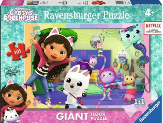 PUZZLE 60PC GIANT FLOOR GABBY'S DOLLHOUS