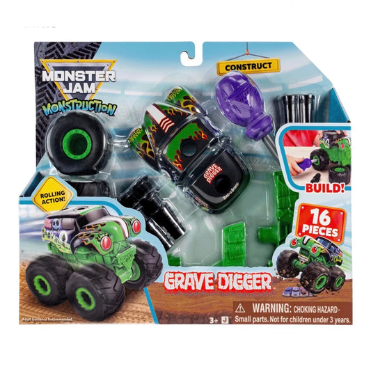 MONSTER JAM MONSTRUCTION GRAVE DIGGER
