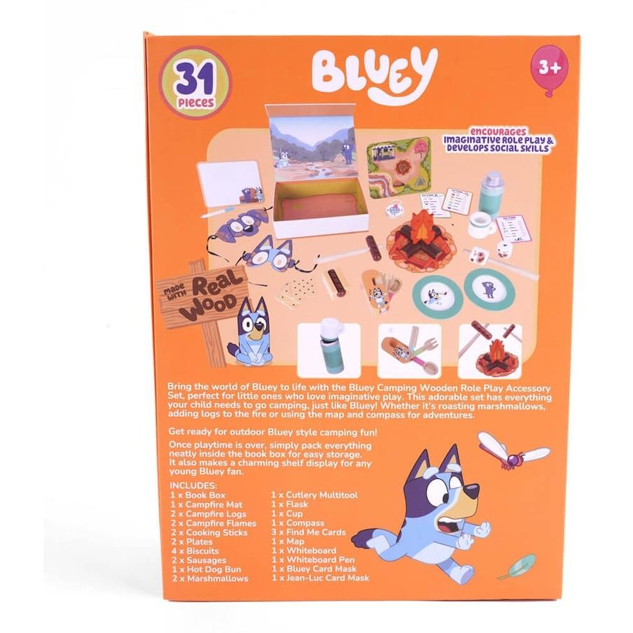 BLUEY ROLE PLAY BOOK CAMPING