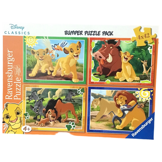 PUZZLE 4X42PC THE LION KING