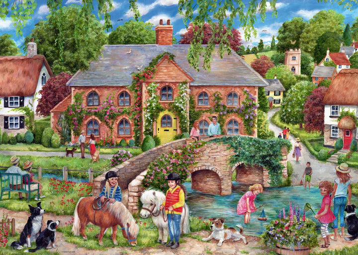PUZZLE 1000PC VILLAGE LIFE