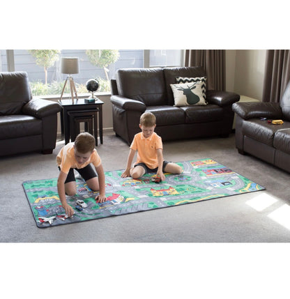 PLAYTIME CAR MAT CITY LIFE 200X100CM