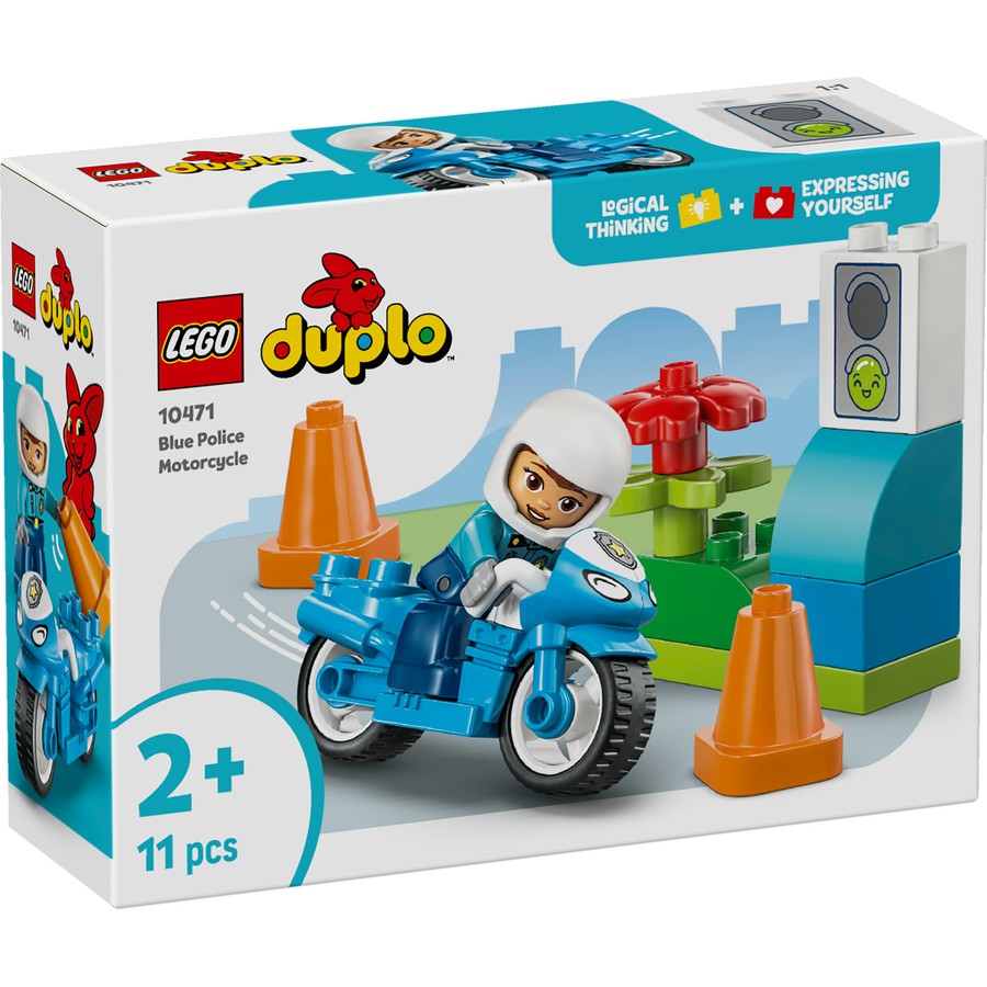 LEGO 10471 DUPLO BLUE POLICE MOTORBIKE