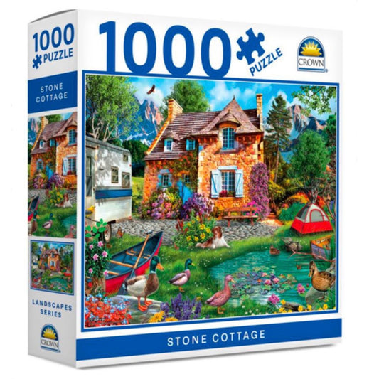 PUZZLE 1000PC STONE COTTAGE