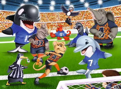 PUZZLE 150PC SOCCER FIELD FLAIR
