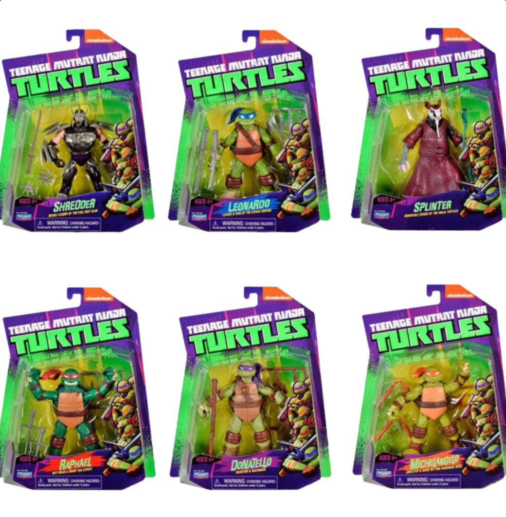 TMNT 2012 BASIC FIGURES 6PCK