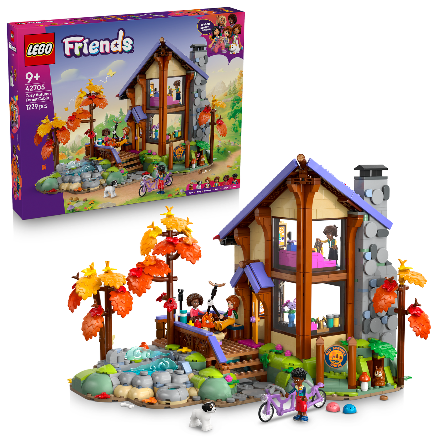 LEGO 42705 FRIENDS COZY FALL FOREST CABI