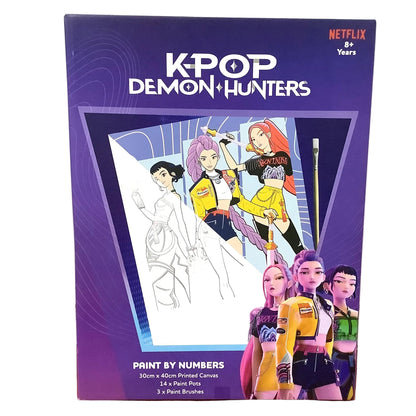 KPOP 30CM X 40CM PAINT BY NUMBER CANVAS