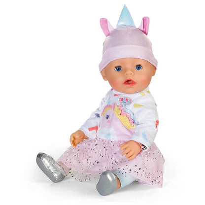 BB BABY BORN EMMA 43CM IN UNICORN STYLE