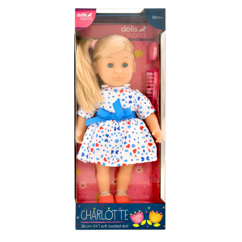 DW PACIFIC DOLL CHARLOTTE BLONDE 36CM