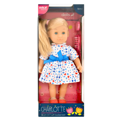 DW PACIFIC DOLL CHARLOTTE BLONDE 36CM