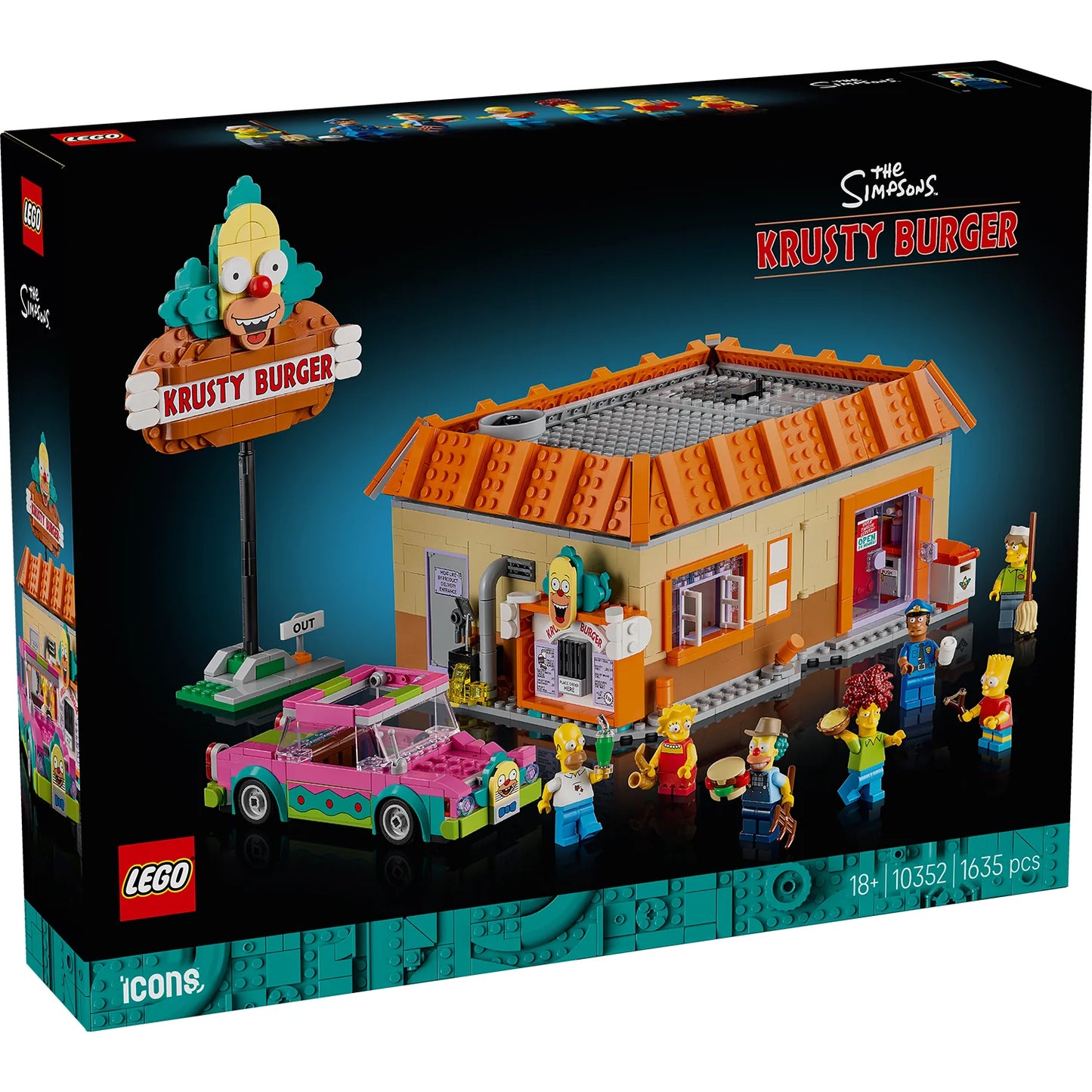 LEGO 10352 ICON THE SIMPSONS KRUSTY BURG