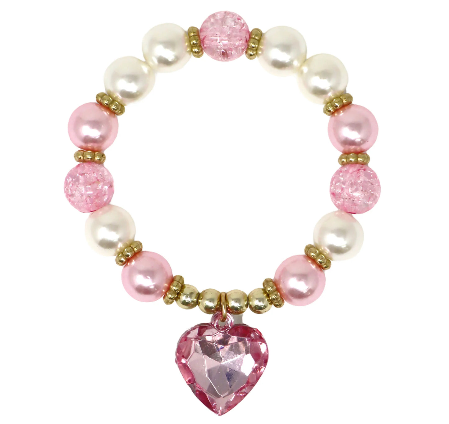 P/POP DANCE PEARL HEART NECKLACE SET