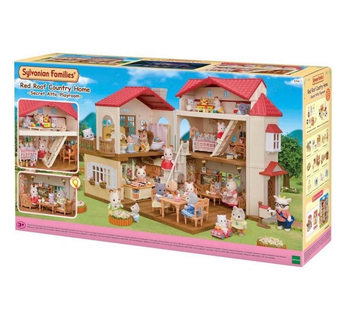 SYL/F RED ROOF COUNTRY HOME WITH ATTIC