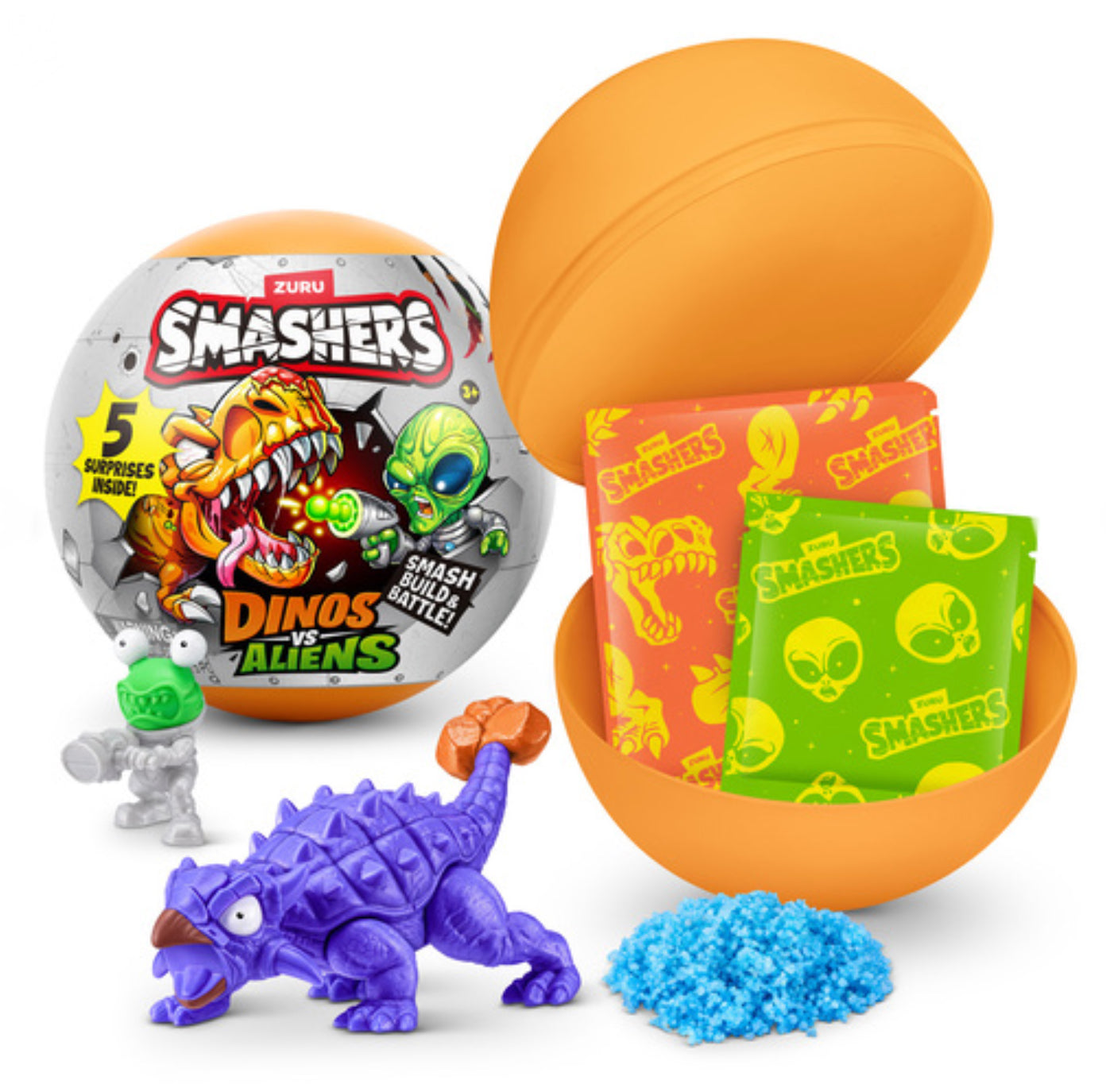 SMASHERS DINO VS ALIENS  SURPRISE