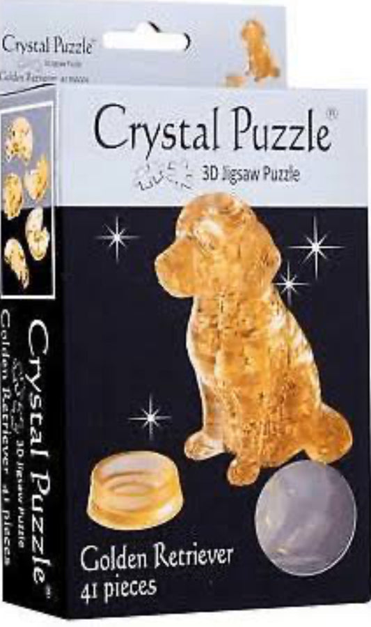 Puzzle 3D Crystal Golden Retriever