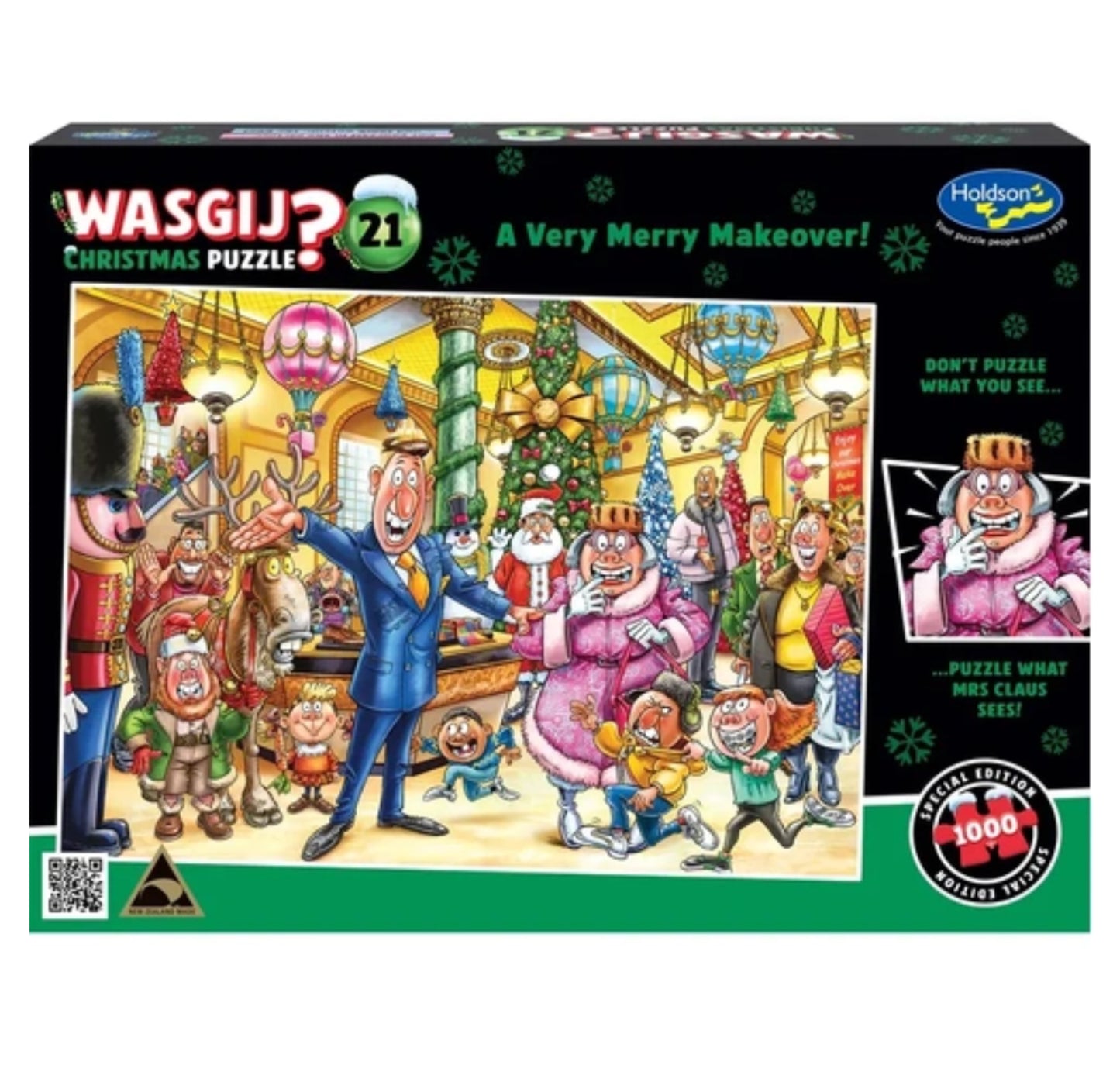 PUZZLE WASGIJ #21 XMAS MERRY MAKEOVER