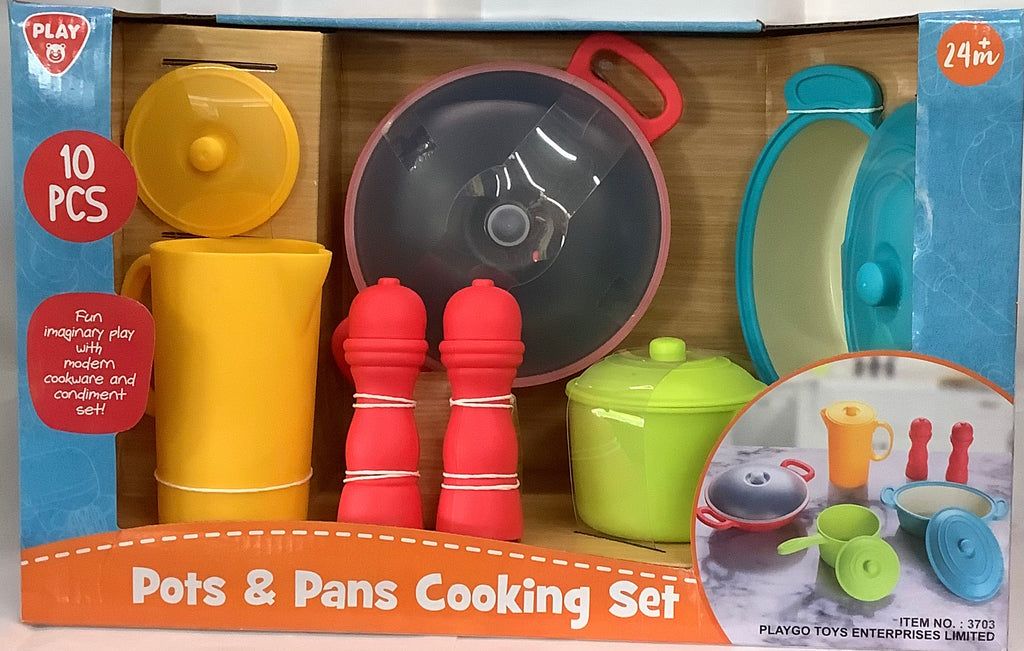 PLAYGO POTS & PANS COOKING SET