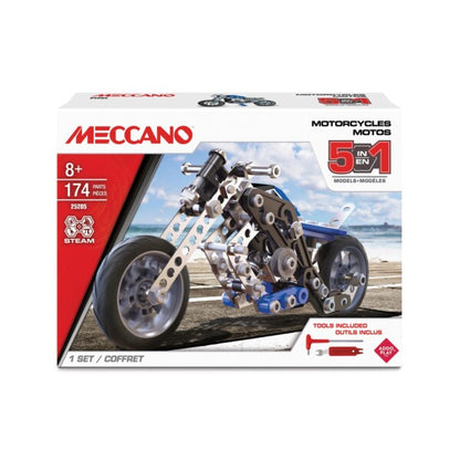 MECCANO 5 MULTI MODEL SET MOTORCYCLE