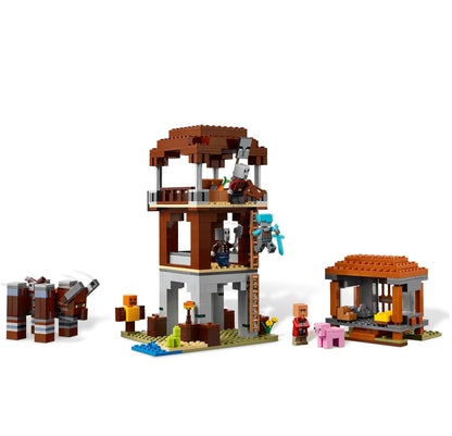 LEGO 21278 THE PILLAGER OUTPOST AND RAVA