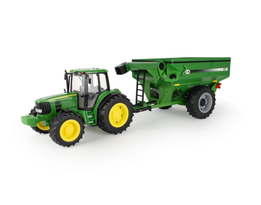 BIG FARM 1:16 7430 TRACTOR W GRAIN CART