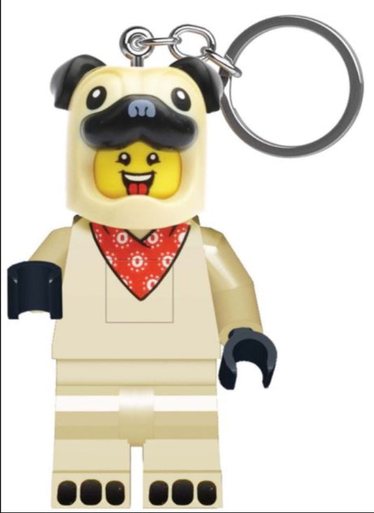 KEY LIGHT LEGO PUG MAN