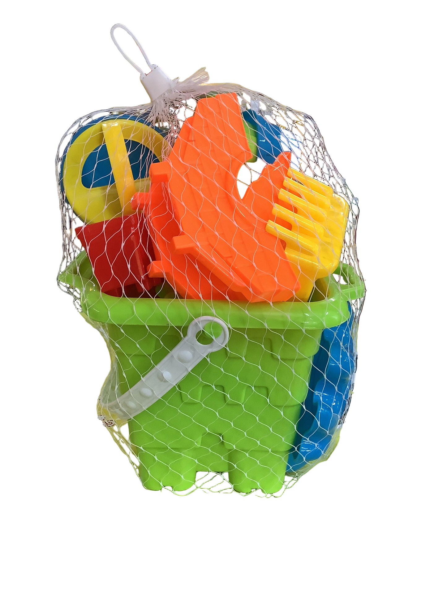 SQUARE CASTLE BUCKET BEACH SET