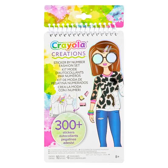 CREATIONS STICKER BY NUMBER FASHION SET