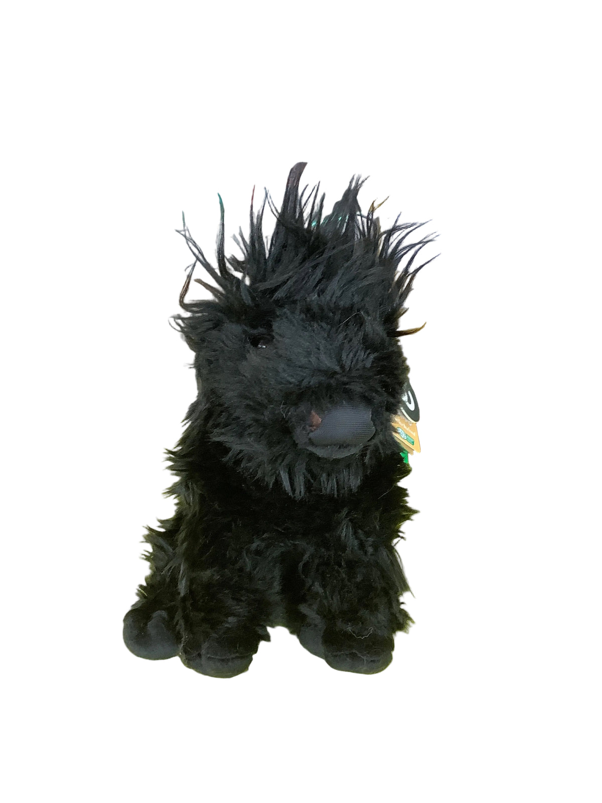 PLUSH LIVING NATURE BLACK HIGHLAND COW