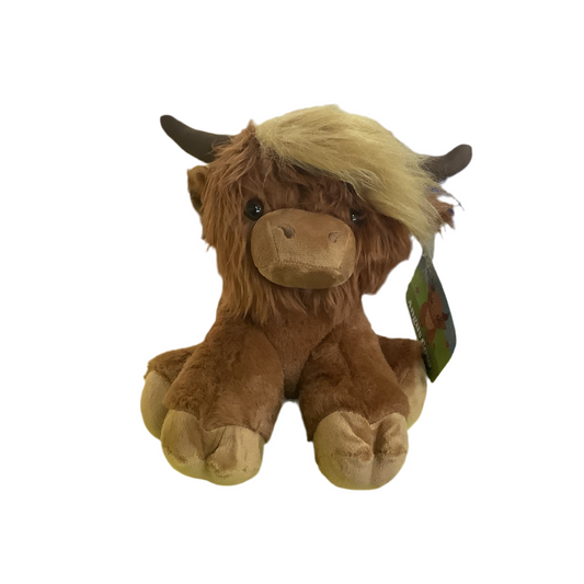 PLUSH ANGUS COW 22.5CM