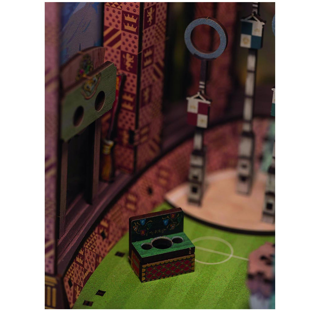 HARRY POTTER BOOK NOOK QUIDDITCH FIELD