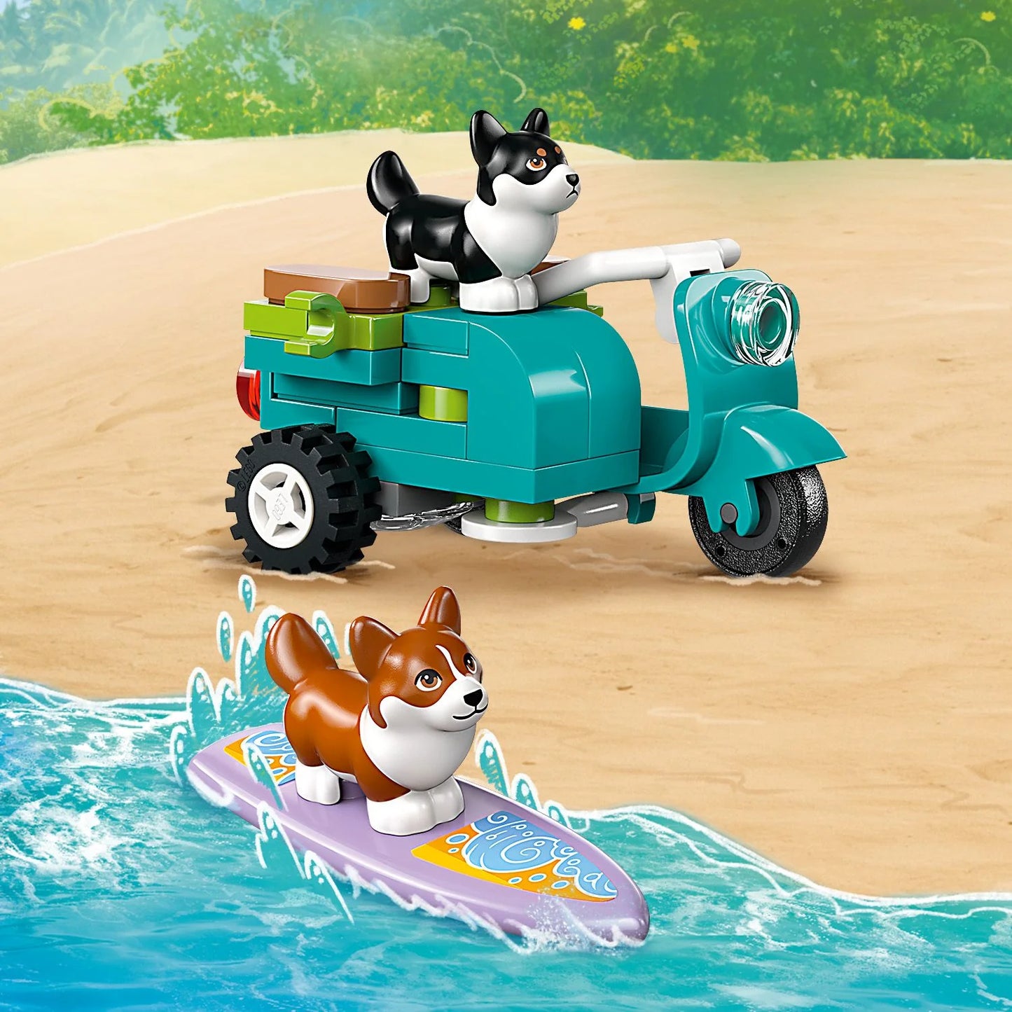 LEGO 42641 FRIENDS SURFING DOG & SCOOTER