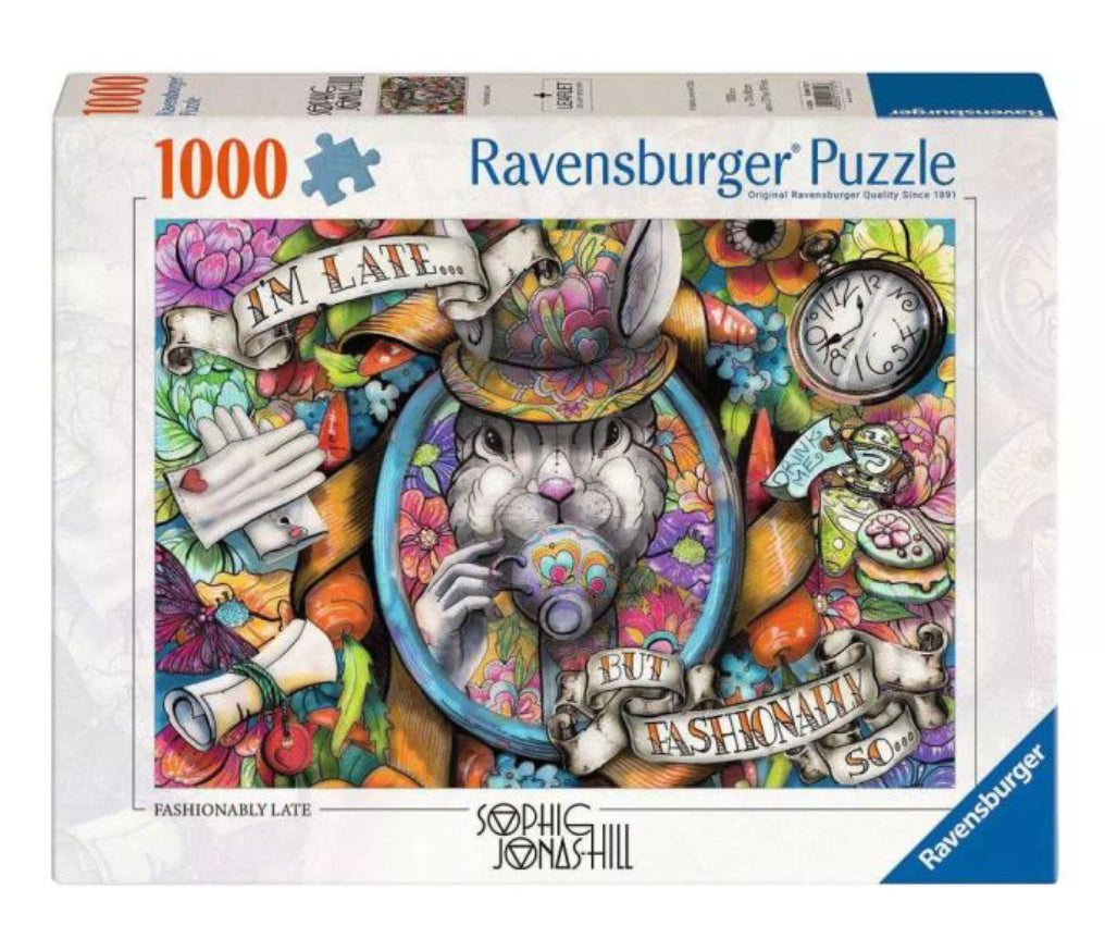 PUZZLE 1000PC FASHIONABLY LATE