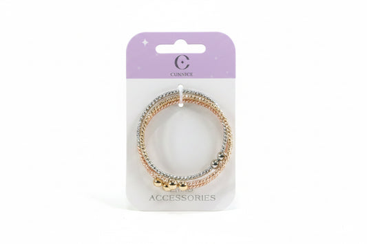 C/NICE HC06488 3PC ROUND BANGLE SET